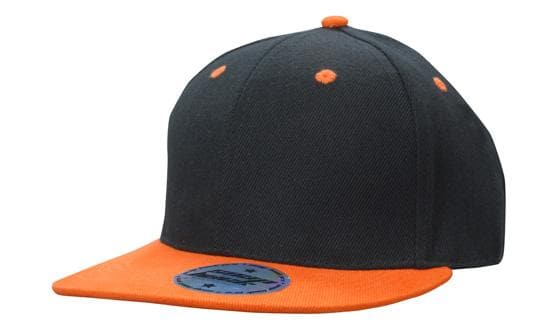 Headwear Kids Amer/t Flat Peak 2 Tone Cap X12 Metro Workwear.