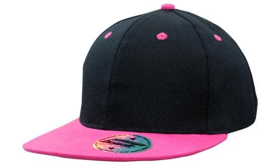 Headwear Kids Amer/t Flat Peak 2 Tone Cap X12 Metro Workwear.