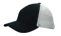 Headwear Washed Chino Soft Mesh Back Cap X12 - 4145 Metro Workwear.