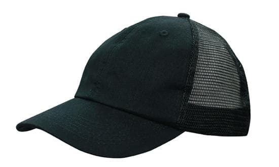 Headwear Washed Chino Soft Mesh Back Cap X12 - 4145 Metro Workwear.