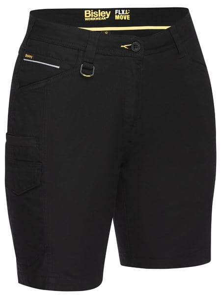 Bisley Women's Flx & Move™ Cargo Short BSHL1044 Metro Workwear.