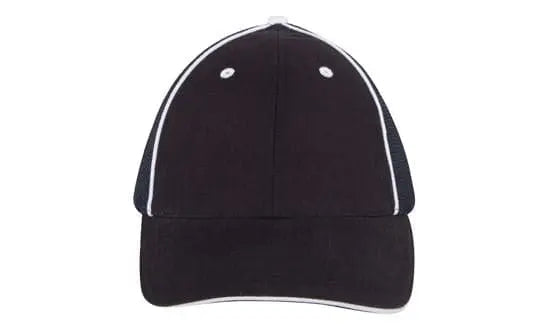 Headwear Brushed Chino W/hi-tech Mesh Cap X12 - 4172 Metro Workwear.