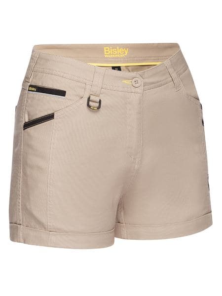 Bisley Women's Flx & Move™ Short Short BSHL1045 Metro Workwear.