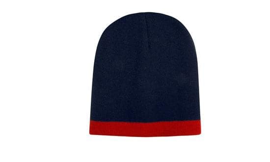 Headwear Acrylic Two Tone Roll Down Beanie X12 - 4188 Metro Workwear.