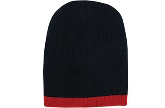 Headwear Two Tone Cable Knit Beanie X12 Metro Workwear.