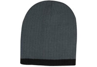 Headwear Two Tone Cable Knit Beanie X12 Metro Workwear.