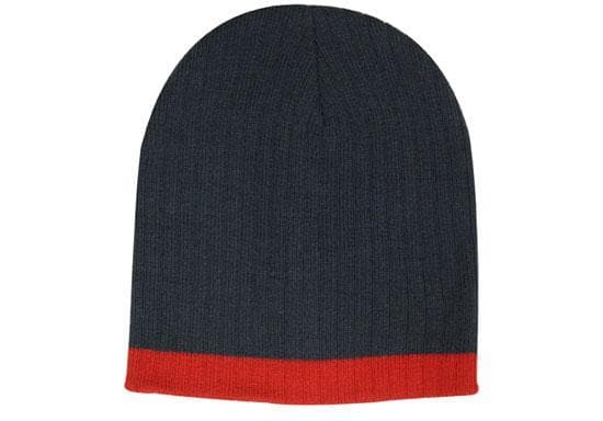 Headwear Two Tone Cable Knit Beanie X12 Metro Workwear.