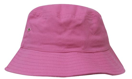 Headwear Bucket Hat With Sandwich Trim Brushed Heavy Sports Twill  *no Sandwich* X12 Metro Workwear.