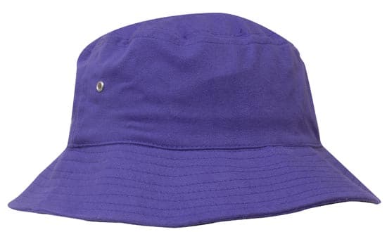 Headwear Bucket Hat With Sandwich Trim Brushed Heavy Sports Twill  *no Sandwich* X12 Metro Workwear.