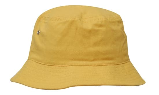 Headwear Bucket Hat With Sandwich Trim Brushed Heavy Sports Twill  *no Sandwich* X12 - Metro Workwear
