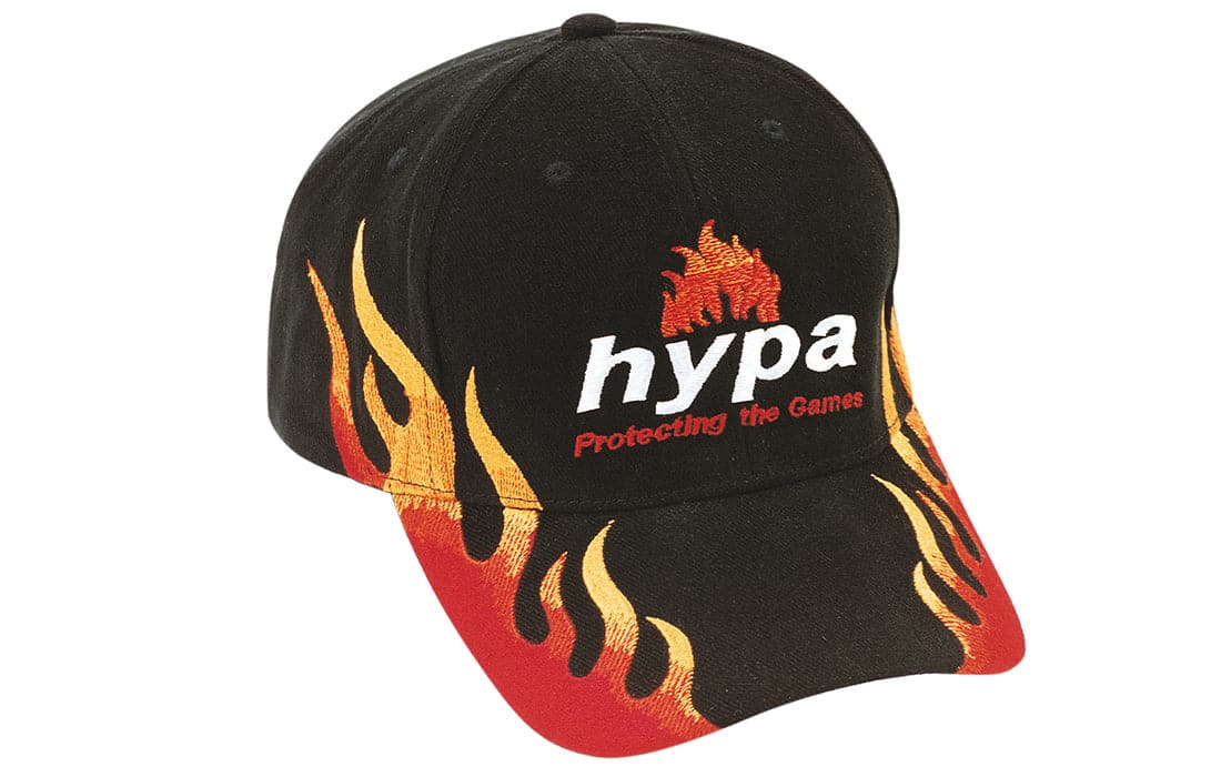 Headwear Double Flame Fmbroidery Cap  X12 - 4236 Metro Workwear.