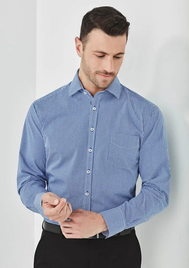 Biz Corporates Newport Mens Long Sleeve Shirt 42520  Metro Workwear