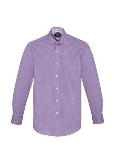 Biz Corporates Newport Mens Long Sleeve Shirt 42520  Metro Workwear