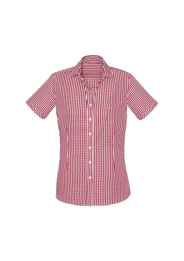 Biz Corporates Springfield Womens Short Sleeve Shirt 43412 Metro Workwear.