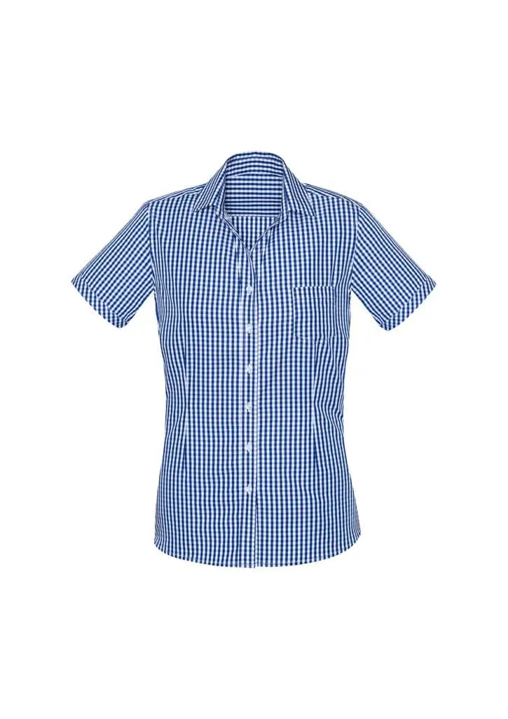 Biz Corporates Springfield Womens Short Sleeve Shirt 43412 Metro Workwear.