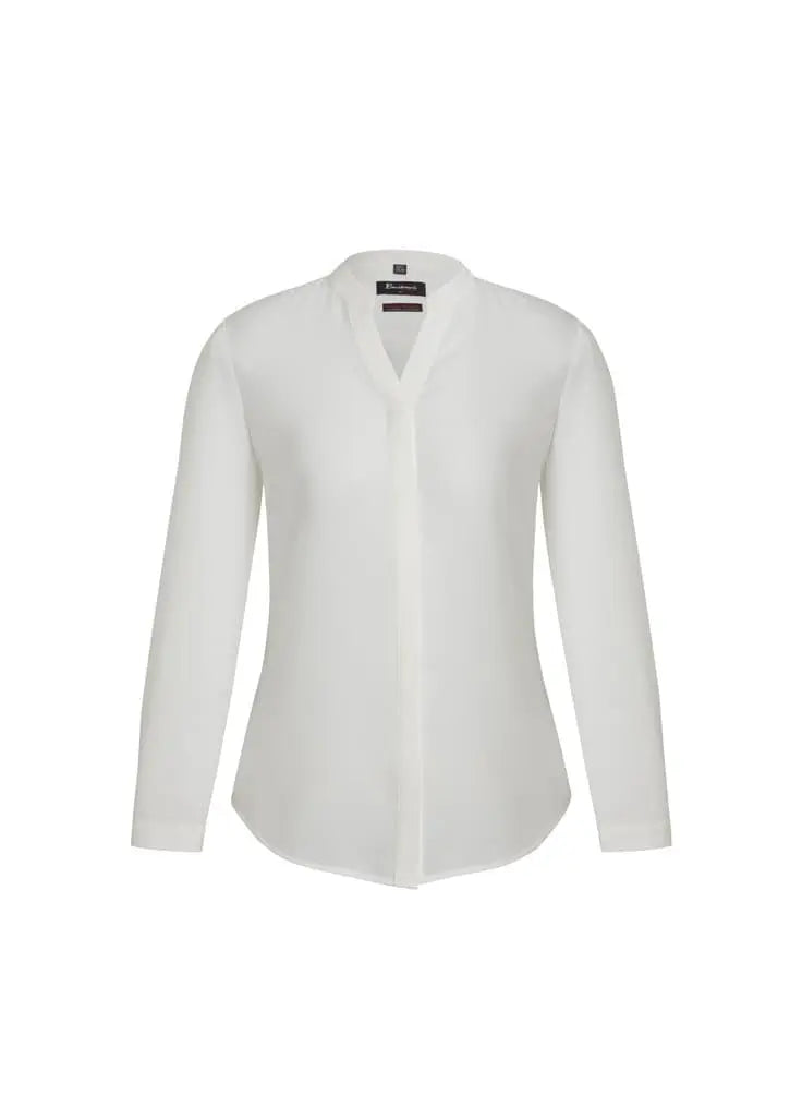 Biz Corporates Juliette Womens Plain Blouse 44210 Metro Workwear.