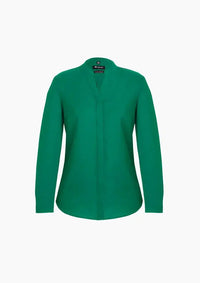 Biz Corporates Juliette Womens Plain Blouse 44210 Corporate Wear Biz Corporates 4 Lorikeet Green 
