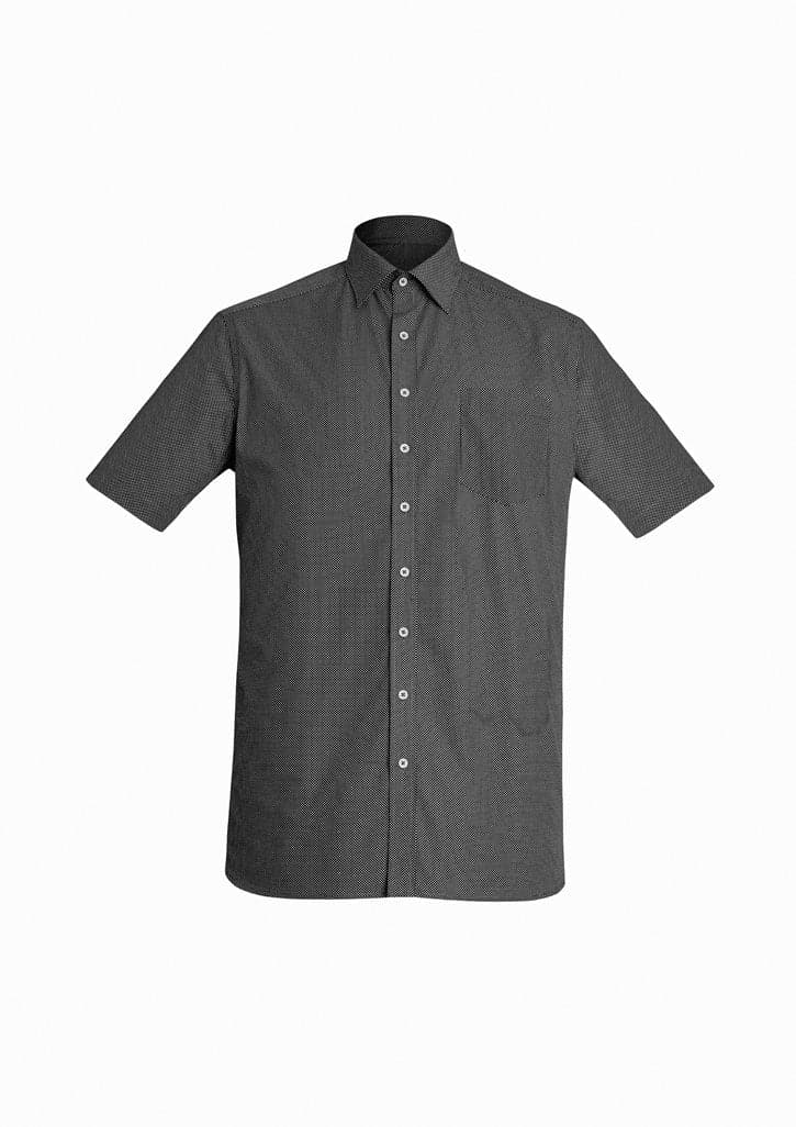 Biz Corporates Oscar Mens Short Sleeve Shirt  44522 Metro Workwear.