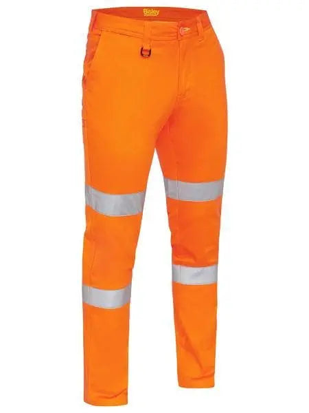 Bisley Taped Biomotion Stretch Cotton Drill Pants BP6008T Metro Workwear.