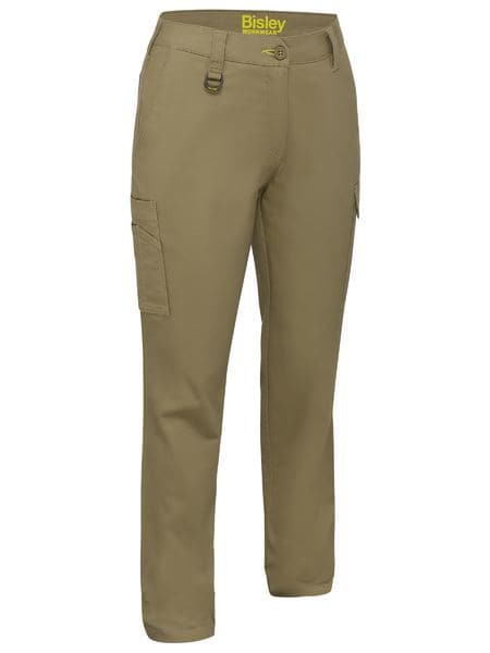 Bisley Women's Stretch Cotton Cargo Pants BPLC6008 Metro Workwear.