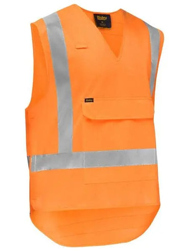 Bisley X-Taped Hi Vis Detachable Safety Vest BV0440XT Metro Workwear.