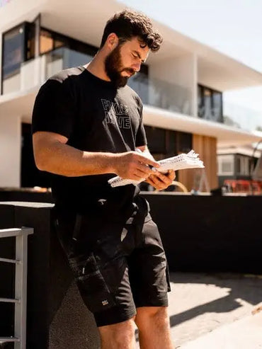 Bisley Flex & Move 4 Way Stretch Zip Cargo Shorts BSHC1332 Metro Workwear.