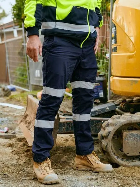 Bisley Taped Biomotion Stretch Cotton Drill Pants BPC6008T Metro Workwear.