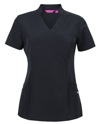 Jb's Ladies Mandarin Collar Scrub Top 4SMT1 Metro Workwear.