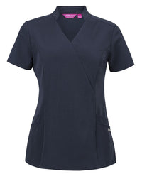 Jb's Ladies Mandarin Collar Scrub Top 4SMT1 Metro Workwear.