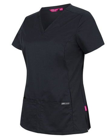 Jb's Ladies Premium Stretch Panel Scrub Top 4SUT1 Metro Workwear.