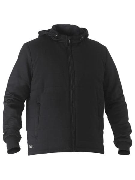 Bisley Workwear Puffer Fleece Hooded Jacket BJ6844 Metro Workwear.
