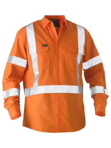 X Taped Hi Vis Recycled Drill Shirt BS6266XT Metro Workwear.