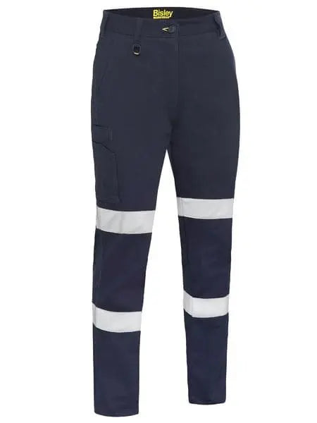 Bisley Women's Stretch Taped Cotton Cargo Work Pants BPLC6008T Metro Workwear.
