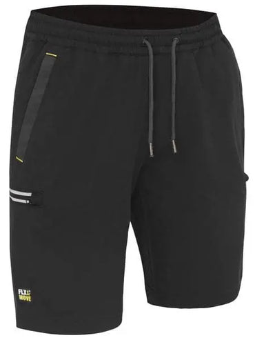 Bisley Flex & Move 4 Way Stretch Elastic Waist Cargo Shorts BSHC1333 Metro Workwear.