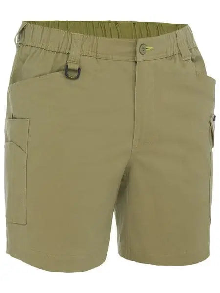 Bisley Stretch Cotton Elastic Waist Short BSHC1018 Metro Workwear.