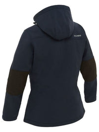 Bisley Flex & Move Women's Hooded Soft Shell Jacket BJL6570 Metro Workwear.