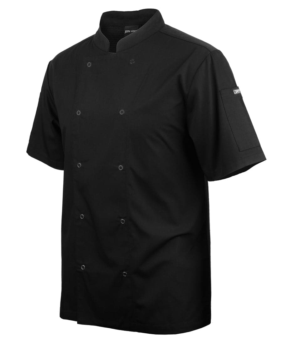 JB'S Short Sleeve Snap Button Chef's Jacket 5CJS Metro Workwear.