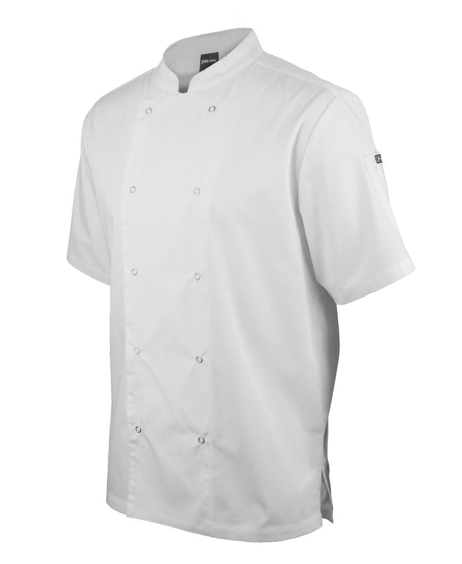 JB'S Short Sleeve Snap Button Chef's Jacket 5CJS Metro Workwear.