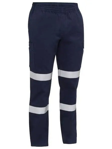 Bisley Stretch Taped Cotton Elastic Waist Cargo Work Pants BPC6029T Metro Workwear.