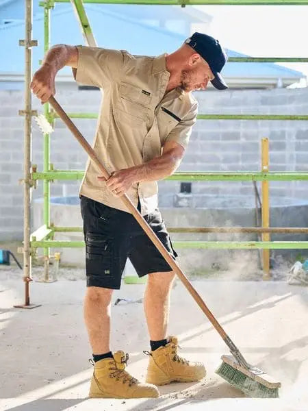 Bisley Flex & Move Stretch Denim Zip Cargo Pants BSHC1335 Metro Workwear.