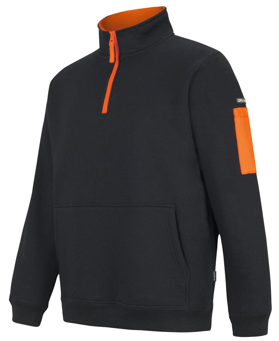 Jb's Premium Trade 1/2 Zip Fleece 6CHF Metro Workwear.