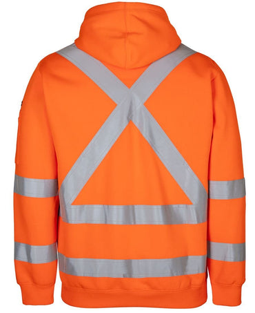 Jb's NSW QLD Rail X Back Hoodie 6DAQH Metro Workwear.