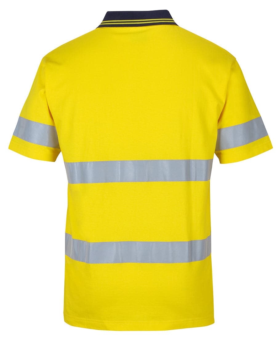 Hi Vis (D+n) S/s Cotton Polo 6DCPS Metro Workwear.