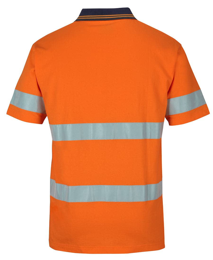 Hi Vis (D+n) S/s Cotton Polo 6DCPS Metro Workwear.