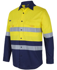 Hi Vis (D+n) Ripstop L/s Fishing Shirt 6DNRL Metro Workwear.
