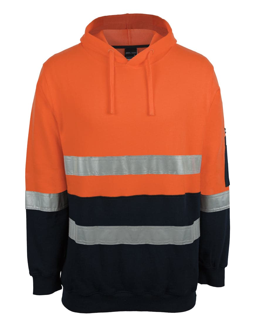 JB'S Hi-Vis 310 Cotton Day Night Pullover Hoodie 6DVPM Metro Workwear.