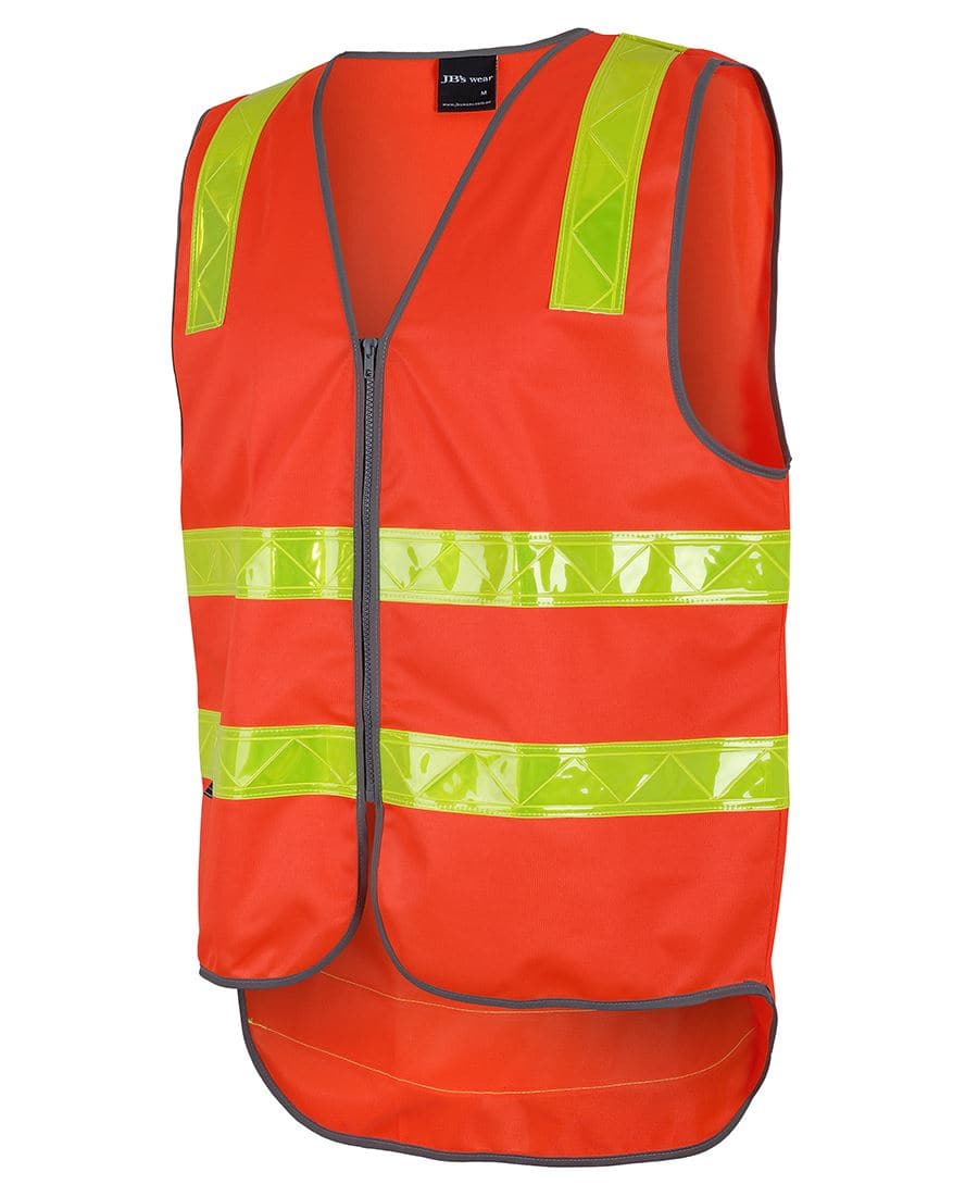 Jbs Vic Road Day Night Safety Vest 6DVRV Metro Workwear.