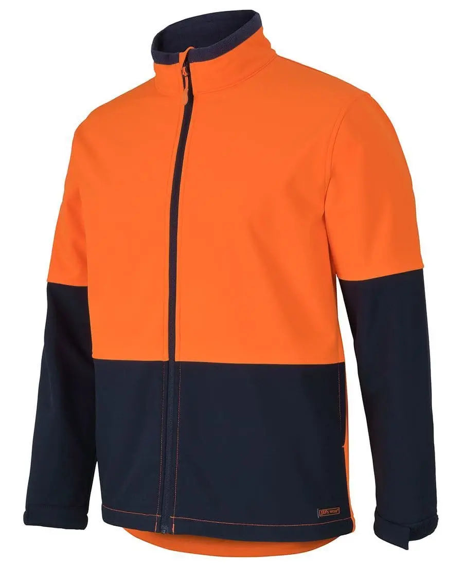 Jbs Hi-Vis water resist sofshell jacket 6HRJ Metro Workwear.