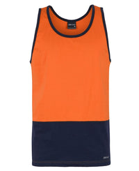 JB'S Hi-Vis Traditional Cotton Singlet 6HTCS