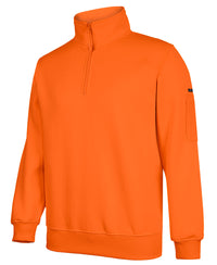 JB'S Hi-Vis 1/2 Zip Fleecy Sweatshirt 6HVFH